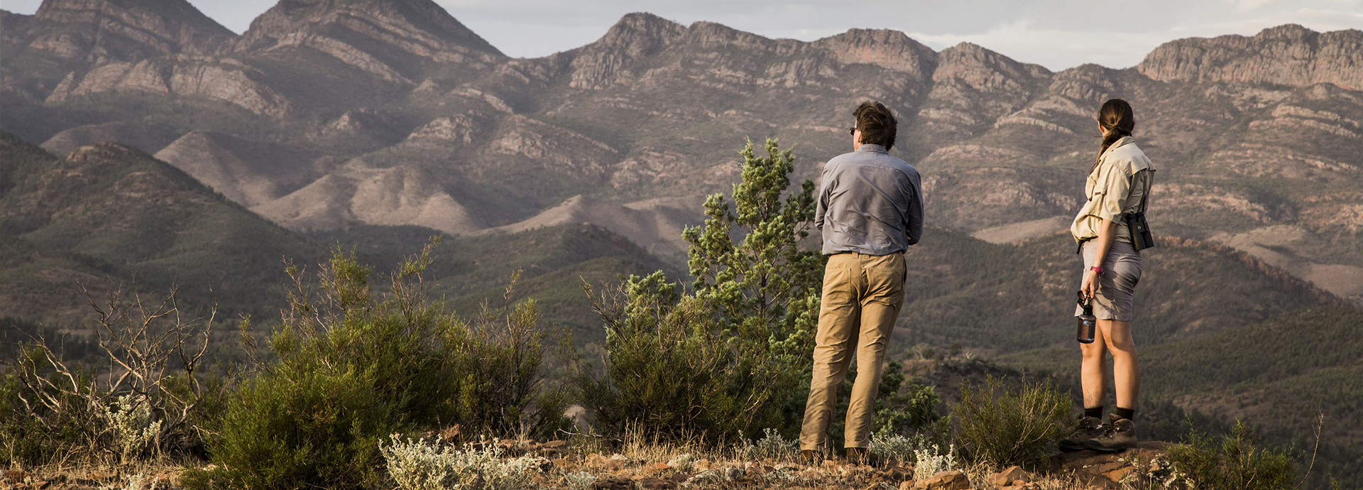 Walking on Arkaba Station in the Flinders Ranges