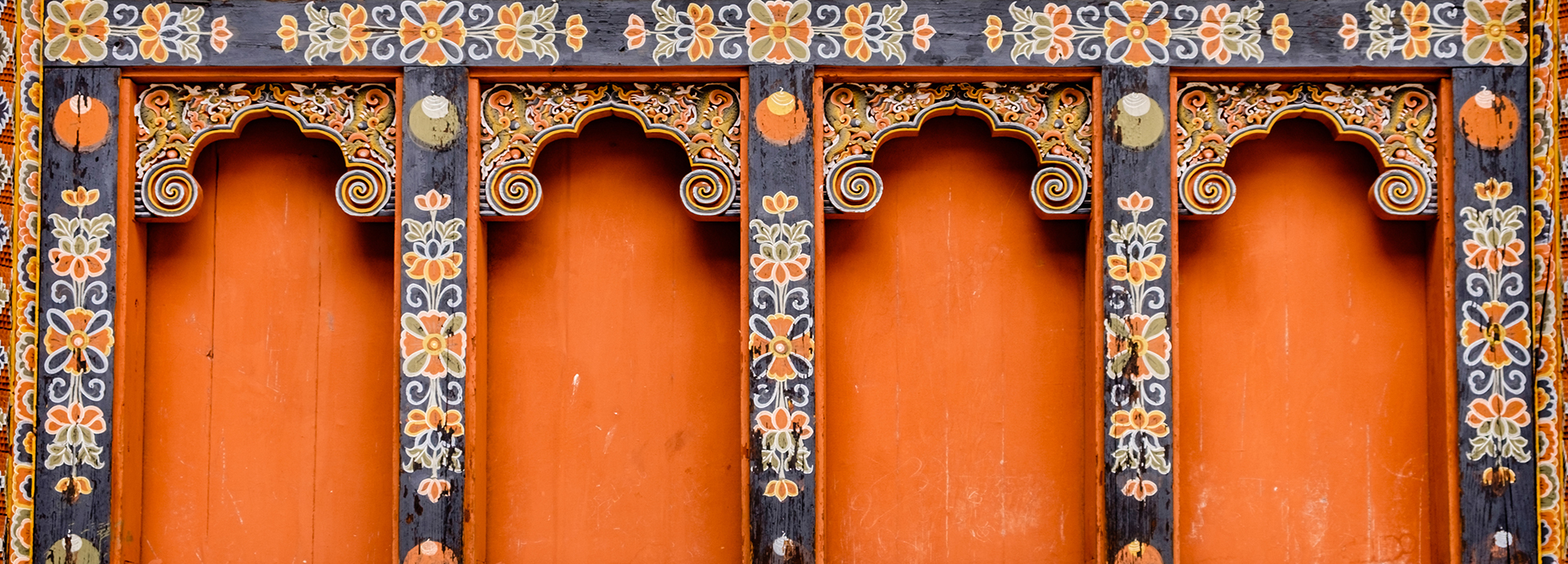 Zhiwa Ling Hotel is literally a work of art, painstakingly constructed, carved, and painted by Bhutanese artisans over a five year period.