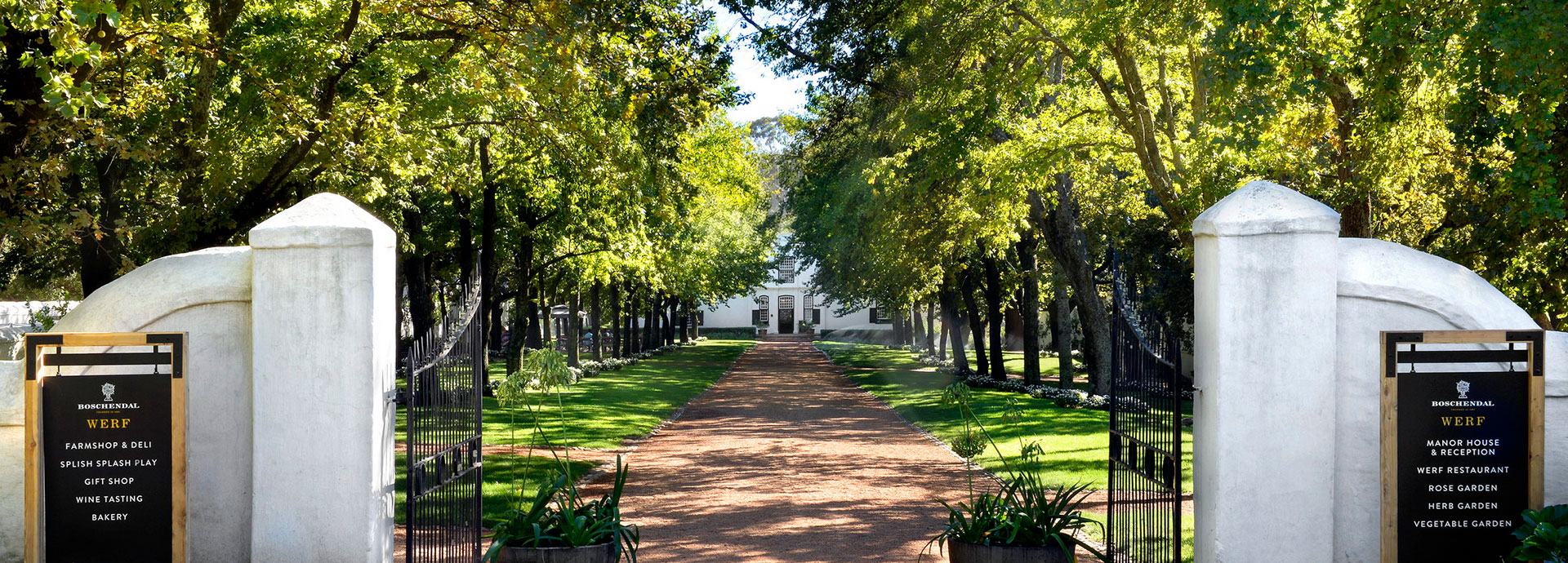 Unwind in the gardens of rural South Africa at Boschendal