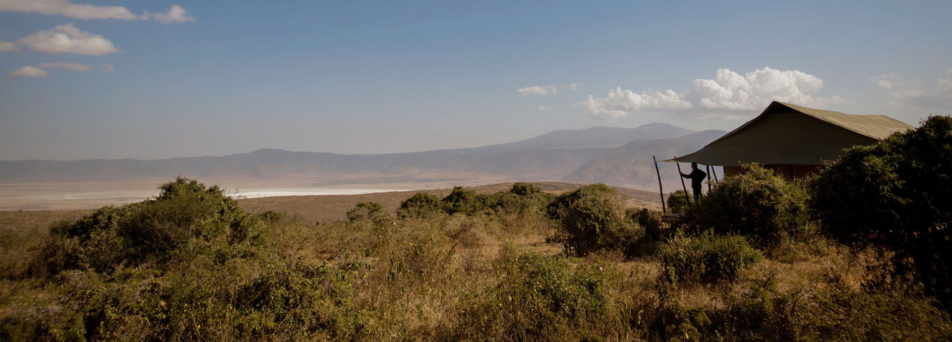 Take a breath of fresh air over the highlands at Entamanu Ngorongoro