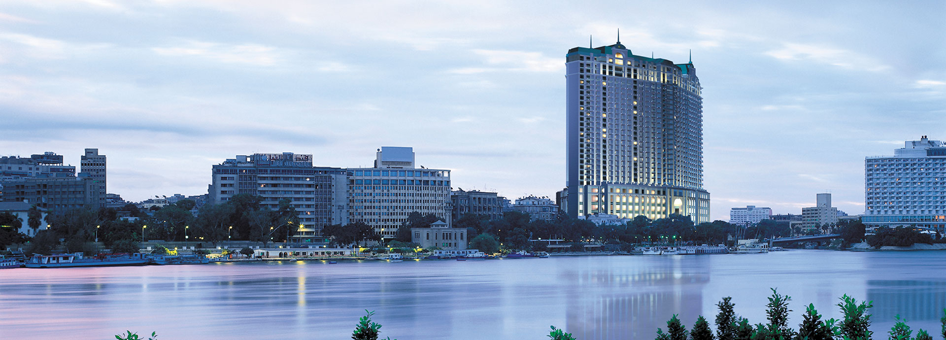 On the banks of the Nile at Four Seasons Cairo at Nile Plaza