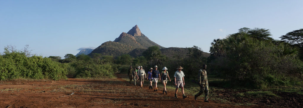 Private safari tent in Kenya's Tsavo National Park