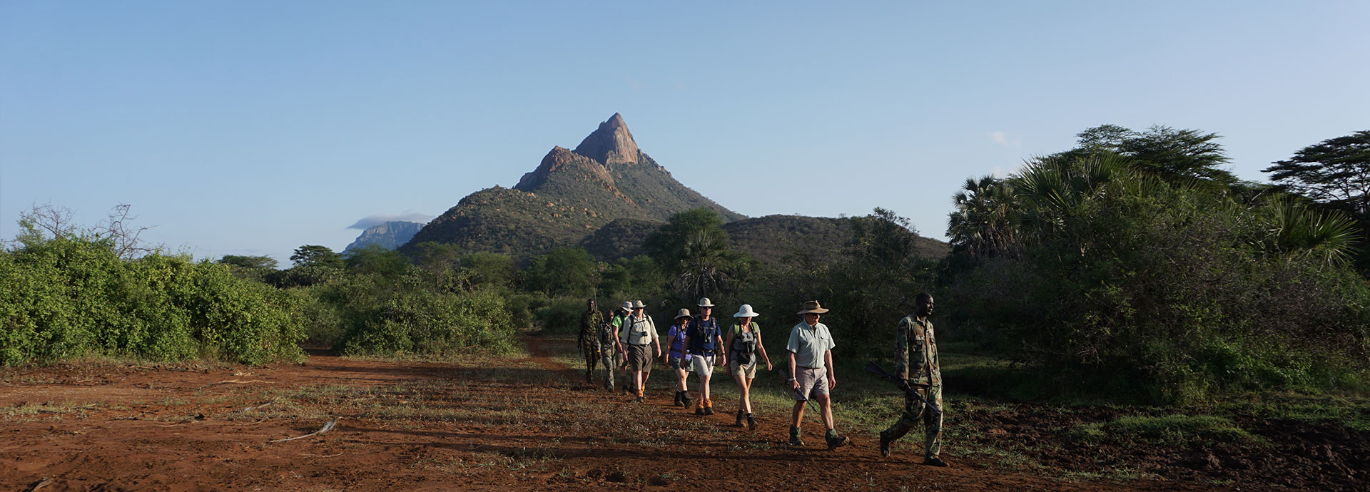 Private safari tent in Kenya's Tsavo National Park