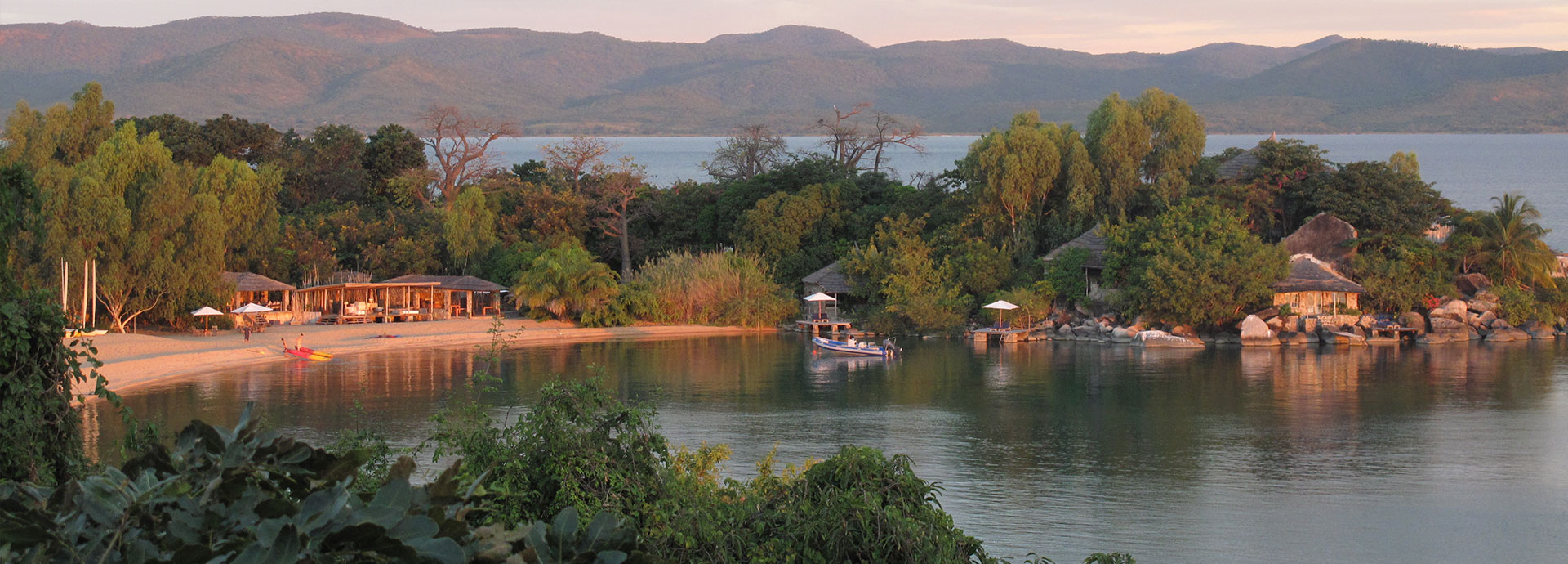Enjoy views over Lake Malawi at Kaya Mawa