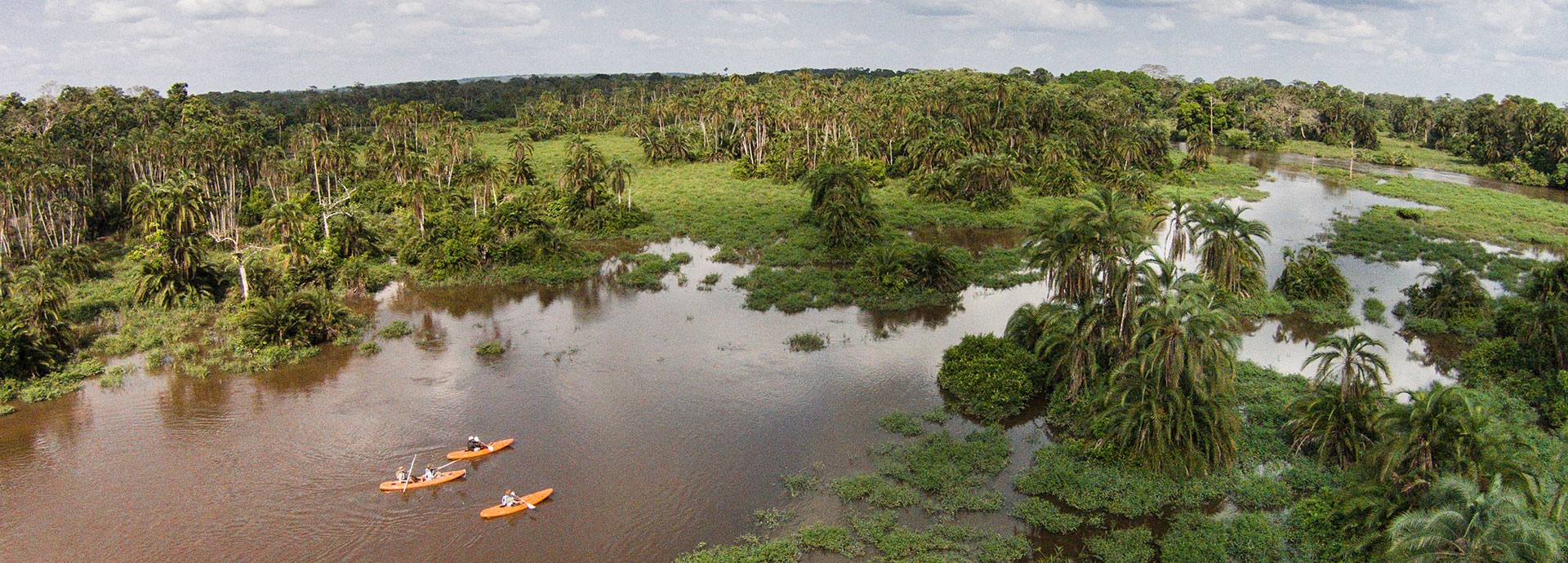 Adventure activities at Mboko Camp include kayaking.