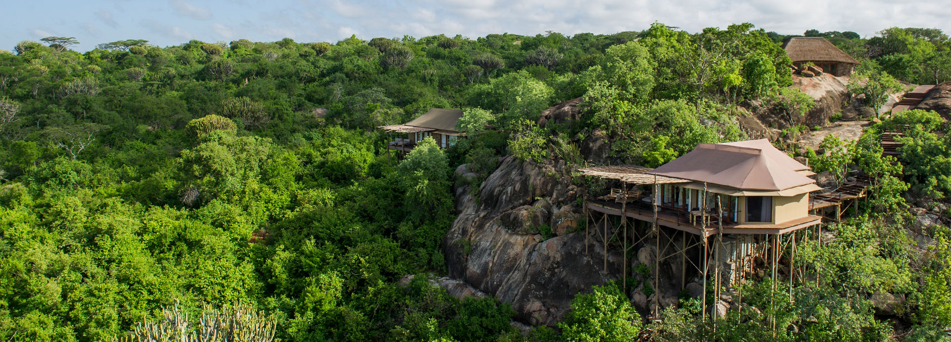 Mwiba Lodge is set among massive stone boulders, ancient coral trees and acacias and is the flagship safari experience at Legendary Expeditions.