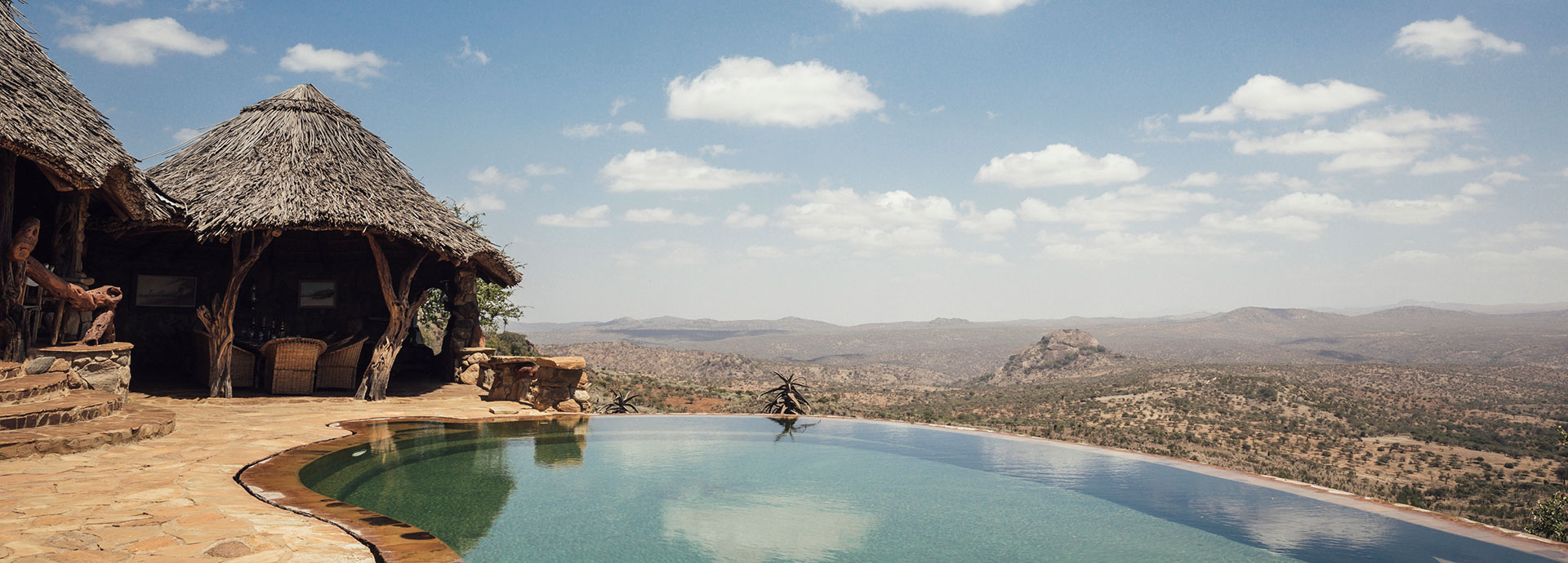 Take in expansive views of the Great Rift Valley by the pool at Ol Malo