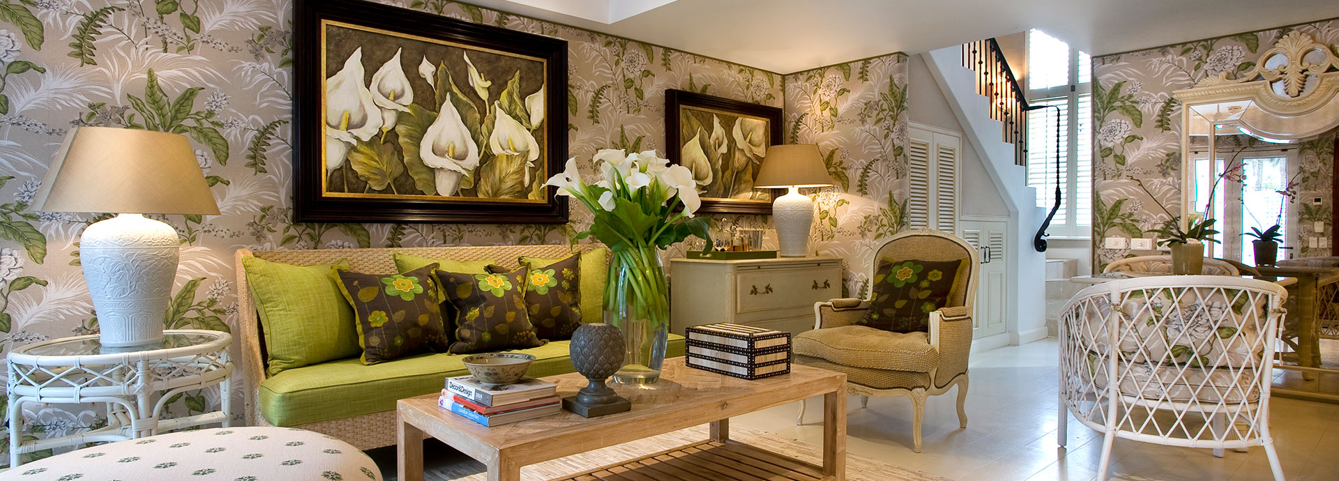 Enjoy a tea or cocktail in the lounge at The Oyster Box Hotel