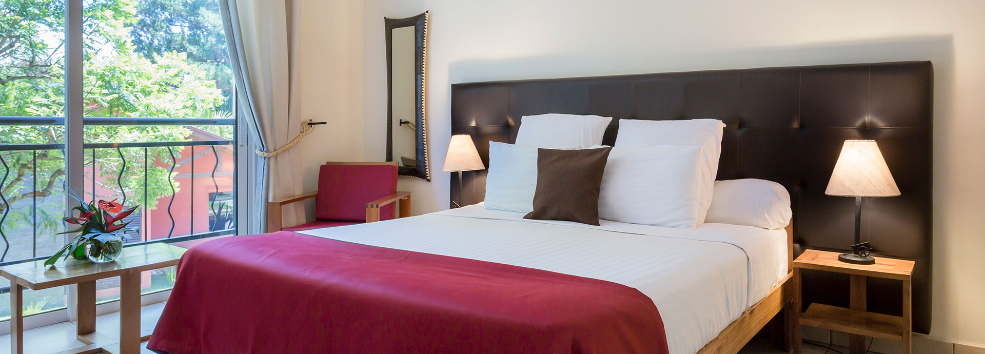 A fantastic spot to stretch ones legs and muscles and sit out on the balcony after a long flight at Relais des Plateaux