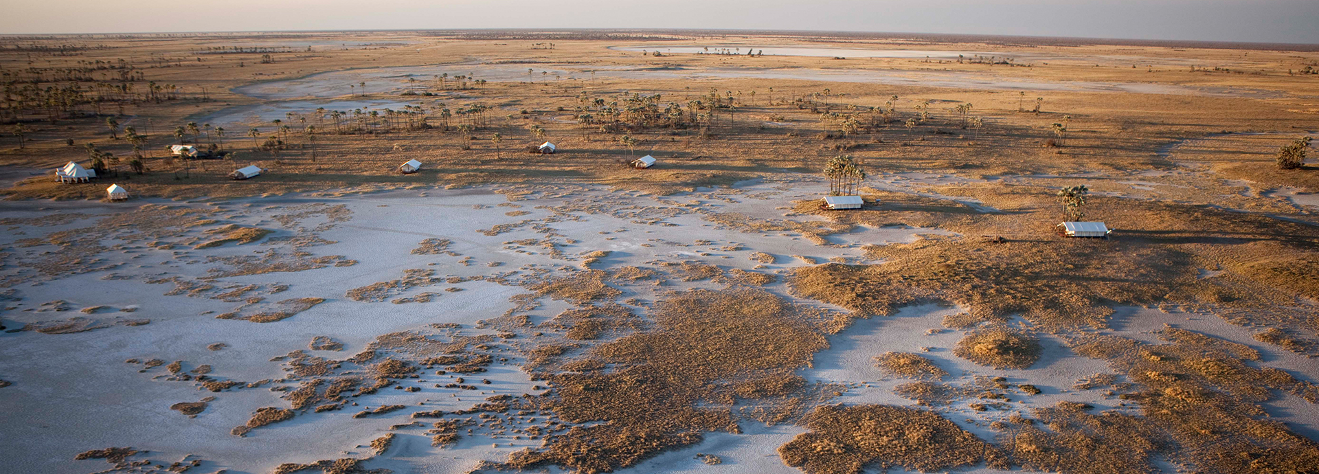 The ethereal vastness of the Kalahari Desert at San Camp