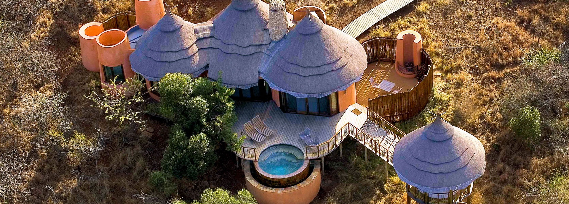 Dip into your private plunge pool at Thanda Safari Lodge