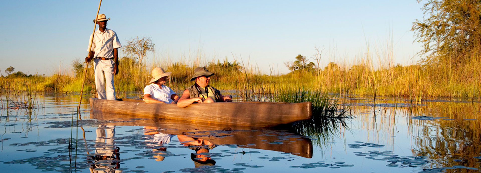 Mokoro rides along the Delta at Xigera Camp