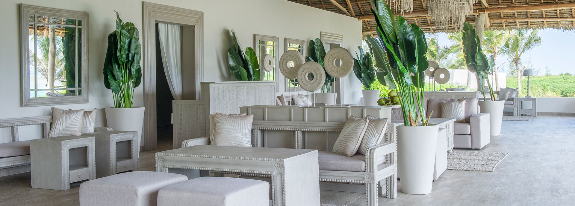 Crisp whites and beach bliss at Zawadi Hotel