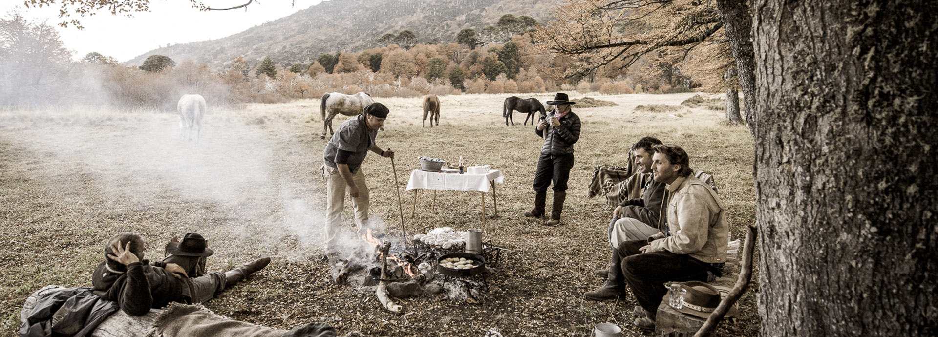 estancia life at its best - an Asado at Caballadas, a family run estancia in Northern Patagonia