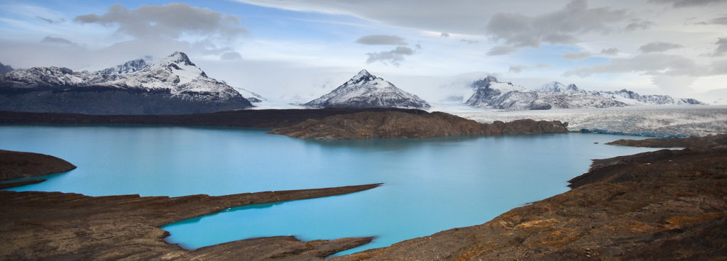 Southern ice fields of El Calafate in Southern Patagania
