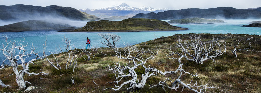 Hiking through Patagonia's lakes and landscapes