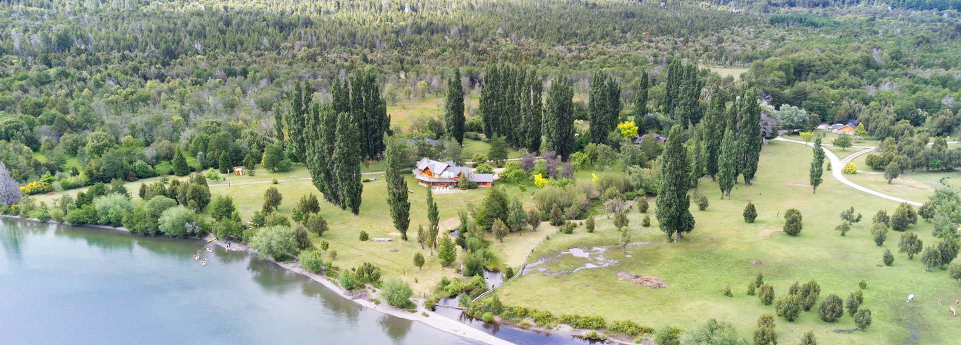 The comfort of the lake at Estancia Puema Hue