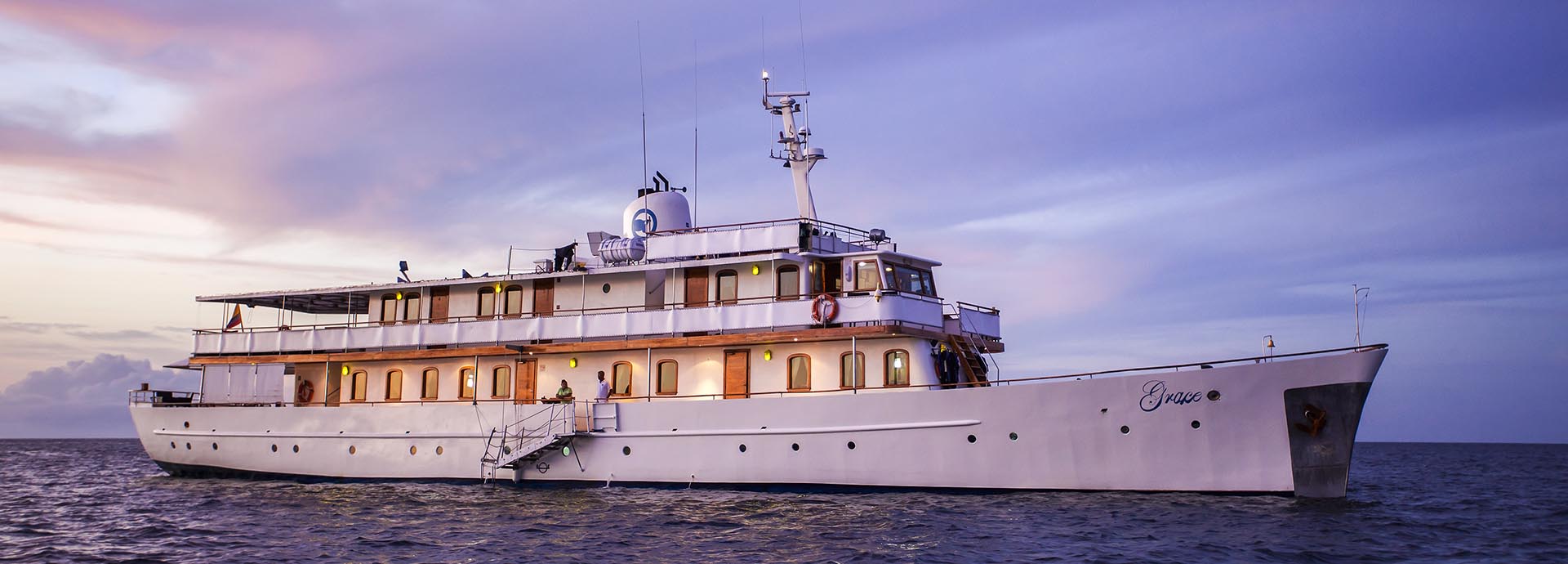 Quasars MY Grace is a Galapagos boat with charm, history and character
