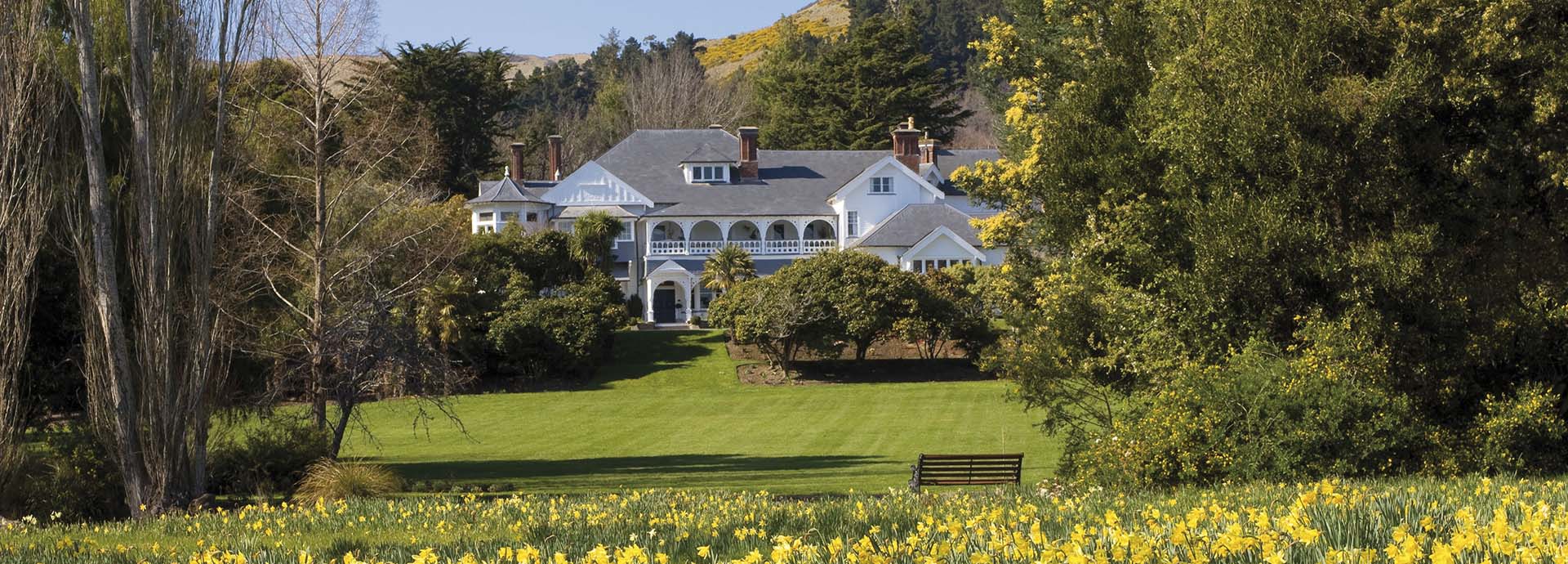 Otahuna Lodge is a luxury Victorian mansion hotel just outside Christchurch New Zealand.