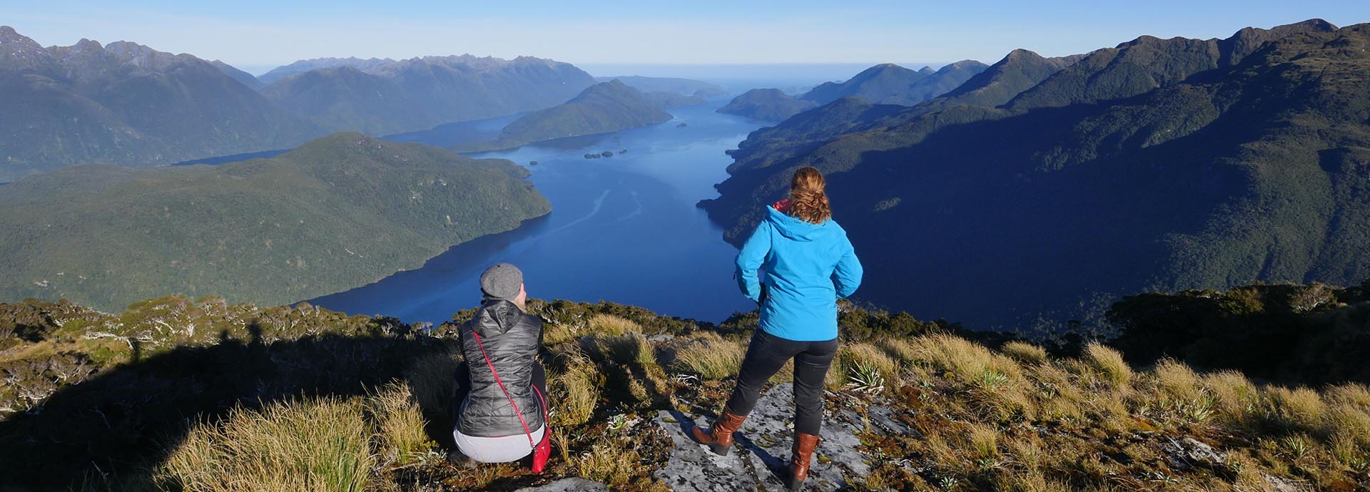 hiking in New Zealand's Fiordland