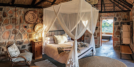 Cosy suite at Bumbusi Wilderness Camp