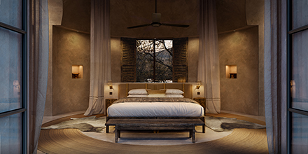 Kenya Suyian Lodge Guest Suite Bedroom