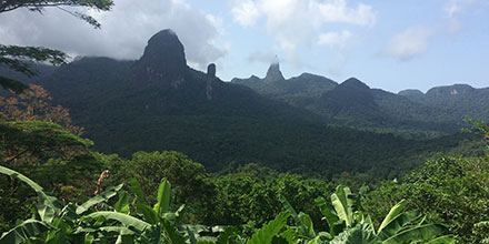 The dramatic landscapes of São Tomé and Príncipe