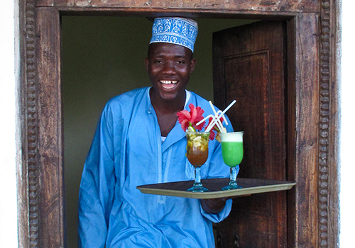 Cocktails on Lamu post an epic Kenya Safari