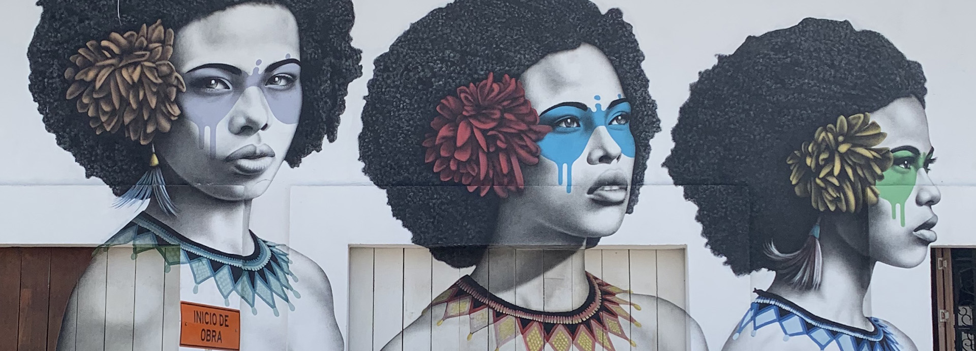 Findac street art in Cartagena Colombia - one of the highlights when travelling to this country