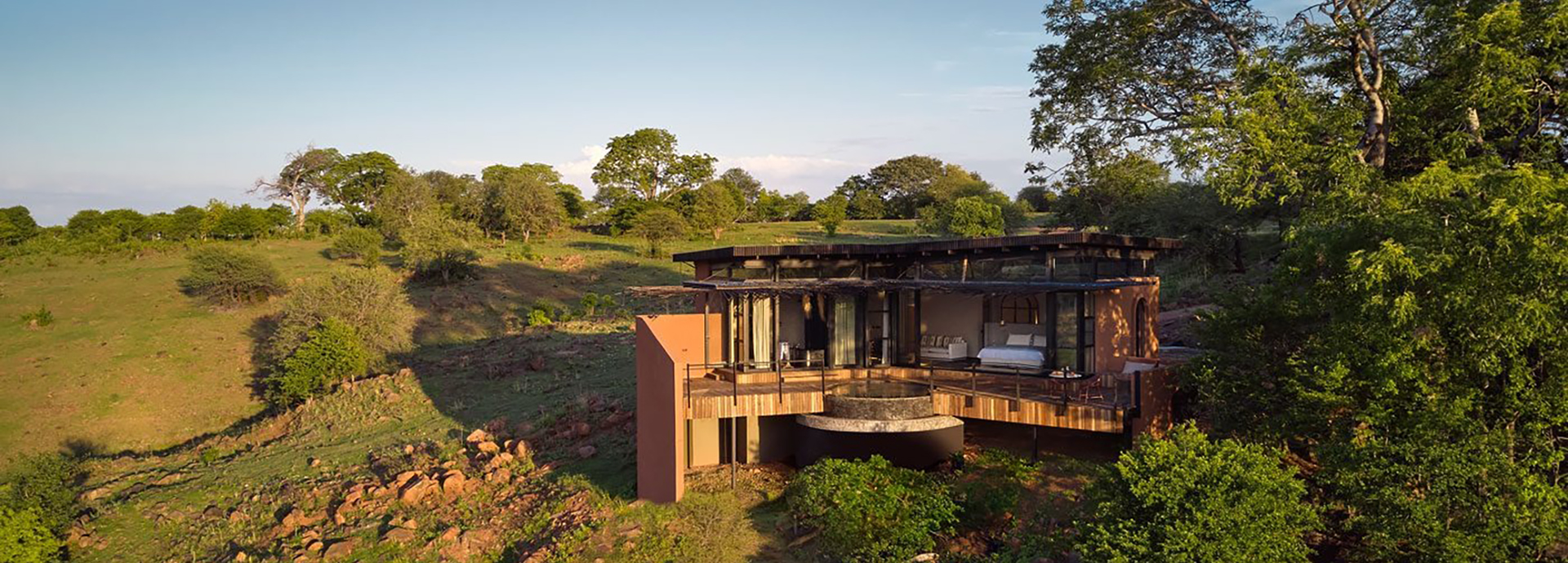 Chichele Presidential uxury safari lodge on the plains of South Luangwa National Park in Zambia