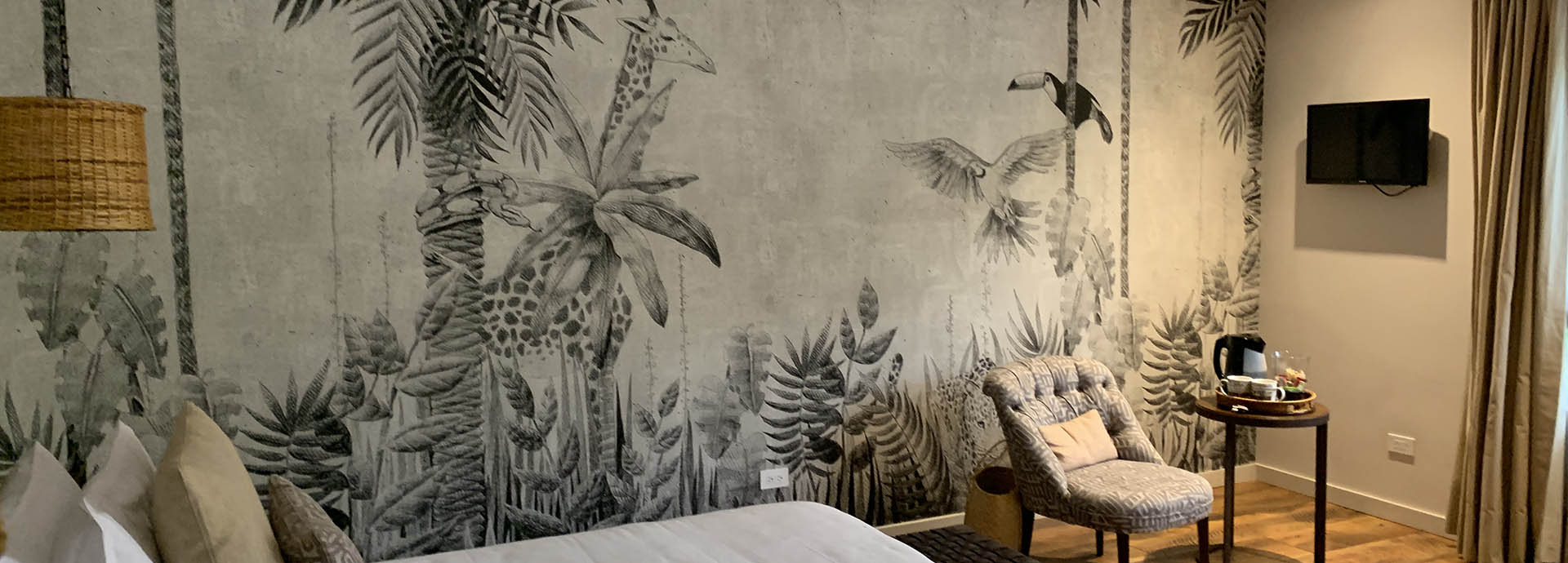 Each of Patio del Mundo's bedrooms is inspired by different parts of the globe.