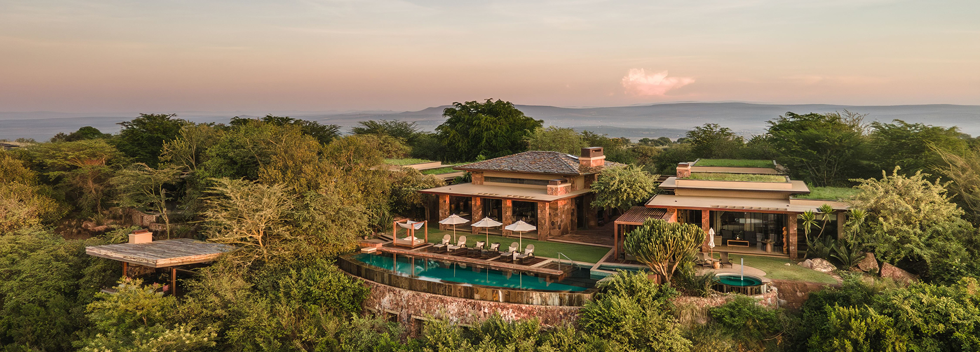 Singita Kilima private safari lodge in Grumeti Game Reserve