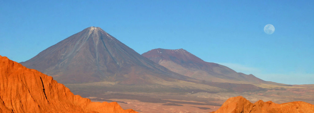 Moonrise over the Atacama Desert