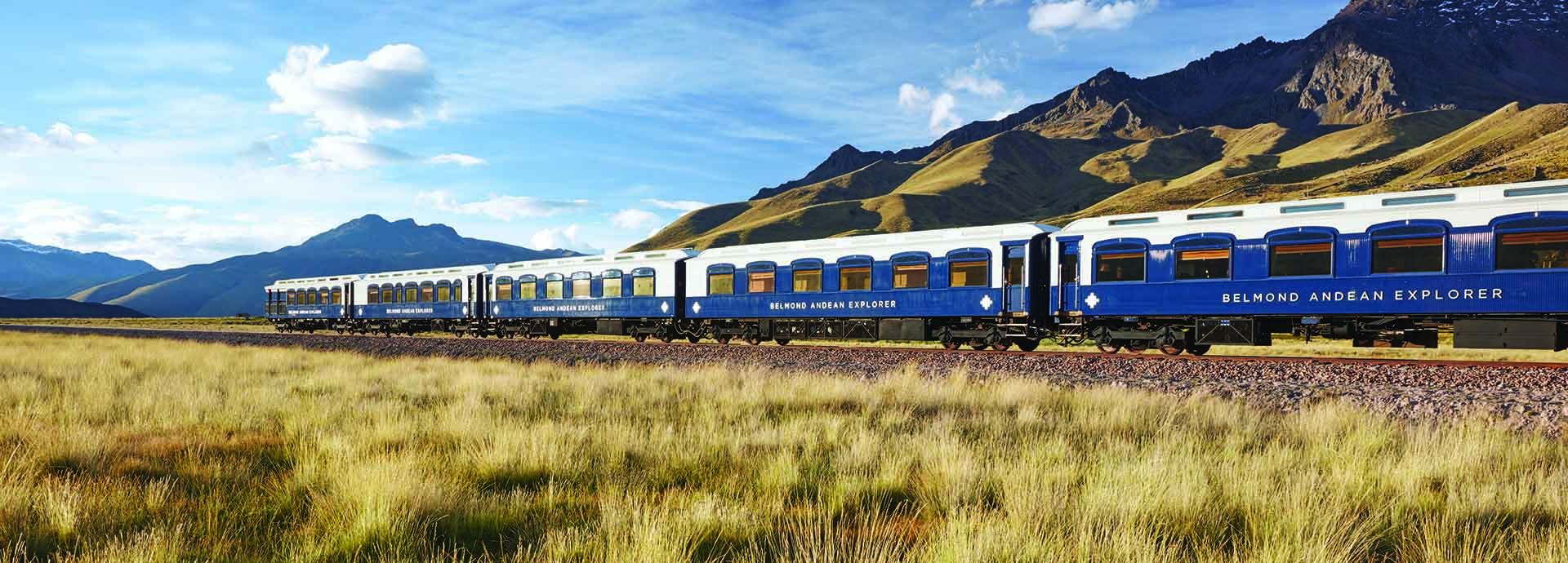 Belmond Andean Explorer travelling from Cusco to Lake Titicaca