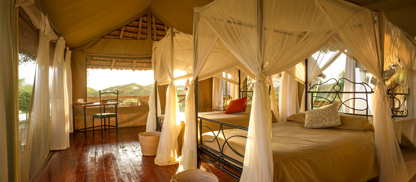 Burunge Tented Lodge family suite, Tarangire National Park