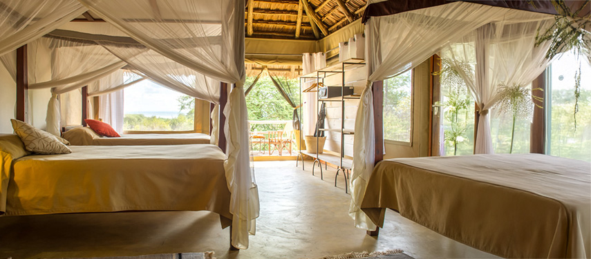 Burunge Tented Lodge family tent, Tarangire National Park