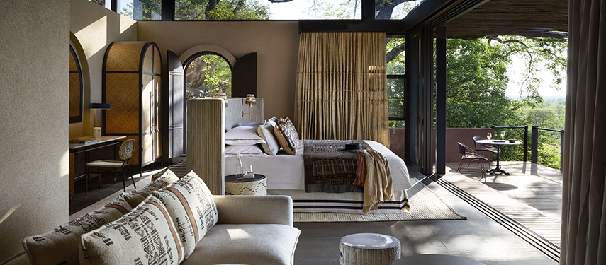 Chichele Presidential luxury safari Lodge bedroom in Zambia