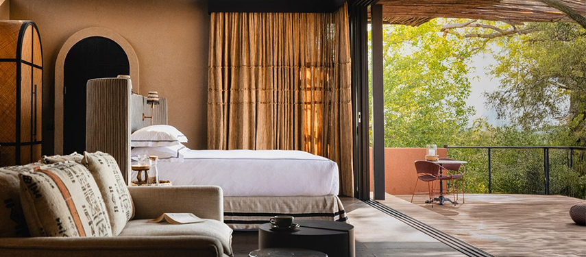 Chichele Presidential luxury safari Lodge bedroom in Zambia
