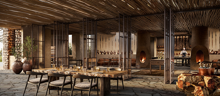 Kenya Suyian Lodge Guest Area Dining