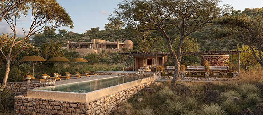 Kenya Suyian Lodge Guest Area Pool Exterior