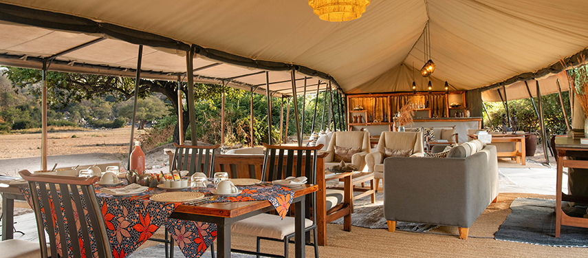 Kokoko Camp Main Area Bar And Lounge