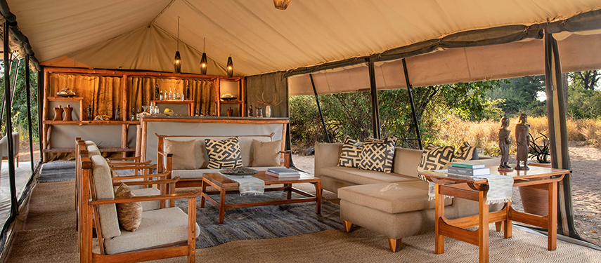 Kokoko Camp Main Lounge Area Interior