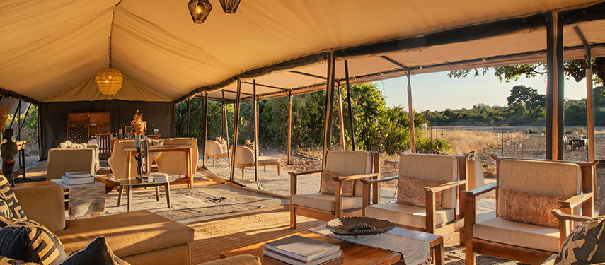 Kokoko Camp Main Lounge And Dining Area Luxury Safari Camp