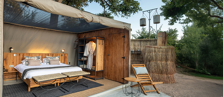 Kokoko Tent Exterior With Outdoor Shower