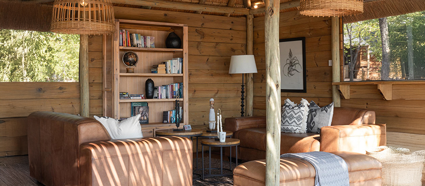 Mankwe Tented Retreat lounge area