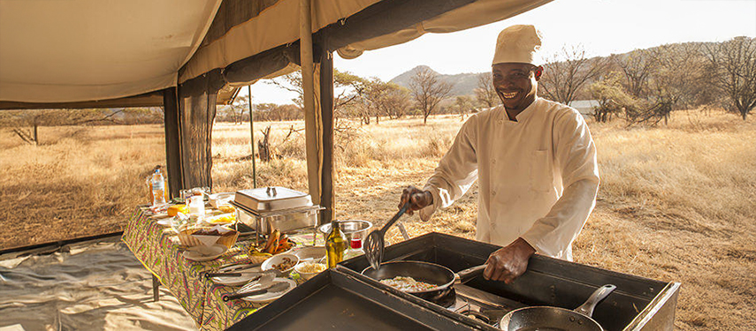 Masai Mara Serengeti safari camp chef