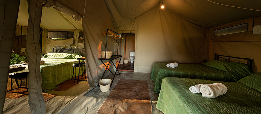 Serengeti Ndutu Kati Kati Camp family tent