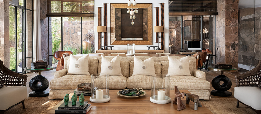 Singita Kilima private safari lodge interior