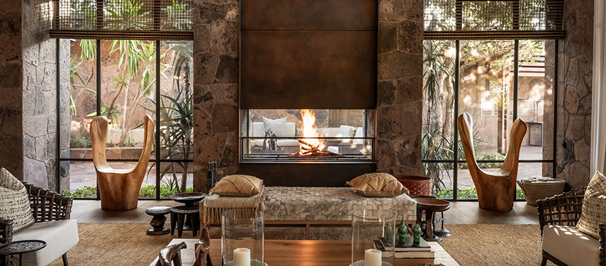 Singita Kilima private safari lodge interior