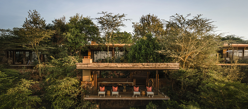 Singita Kilima private safari lodge in Grumeti Game Reserve